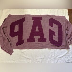 GAP Maroon Striped Women’s‎ Scarf/Shawl